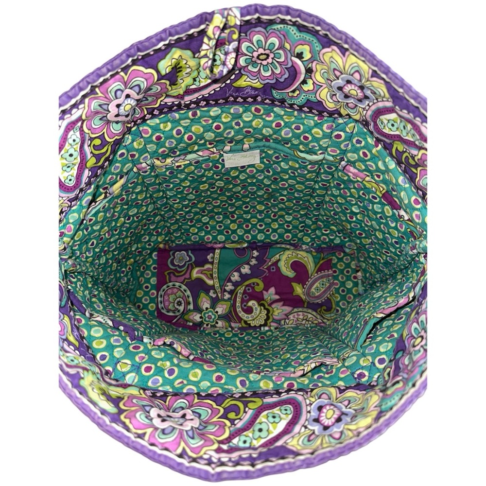 Vera Bradley Heather Paisley Print Tote Bag, Zip ID Case, and Coin Purse - Picture 9 of 16